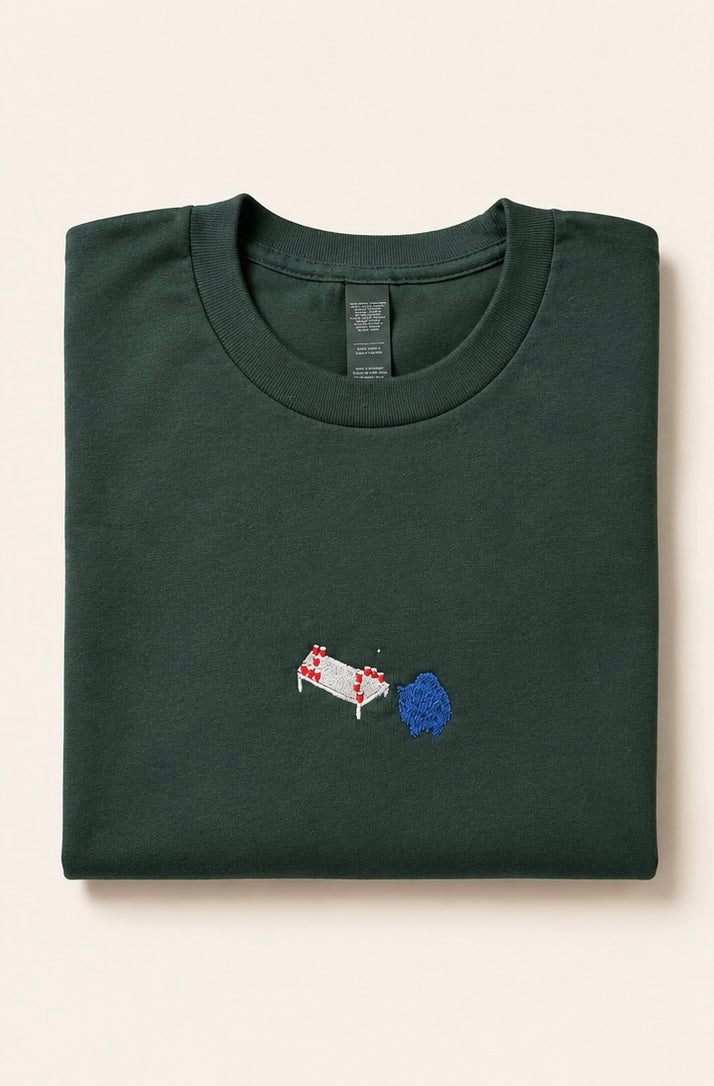 Pong Embroidered T-Shirt Unisex